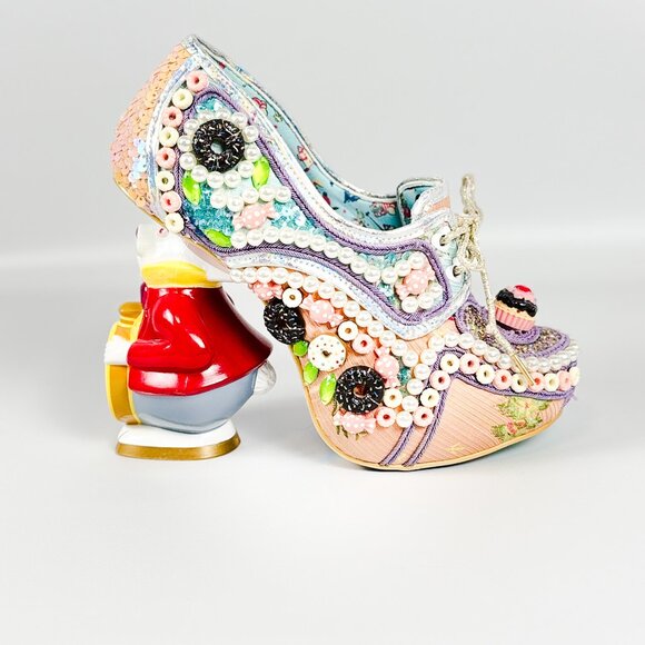 Irregular Choice I’m Late I’m Late Alice in Wonderland Heels – Size 38 - Picture 1 of 9